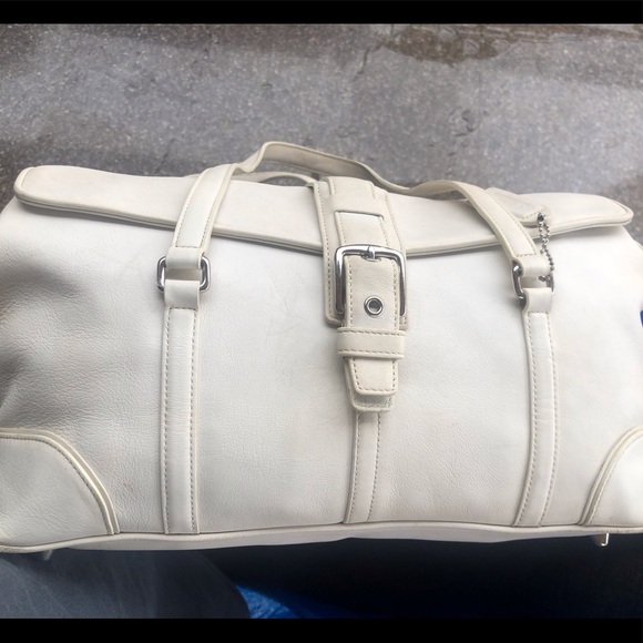 ❌SOLD❌  Coach Hampton Satchel Leather Bag. - Picture 2 of 16